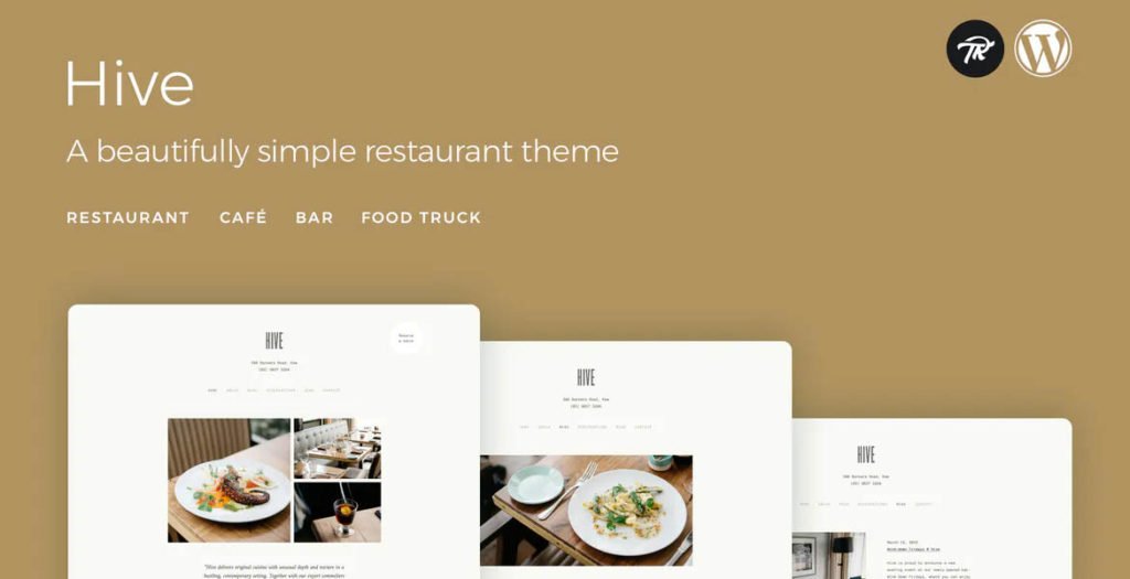 Hive - Restaurant and Cafe WordPress Theme