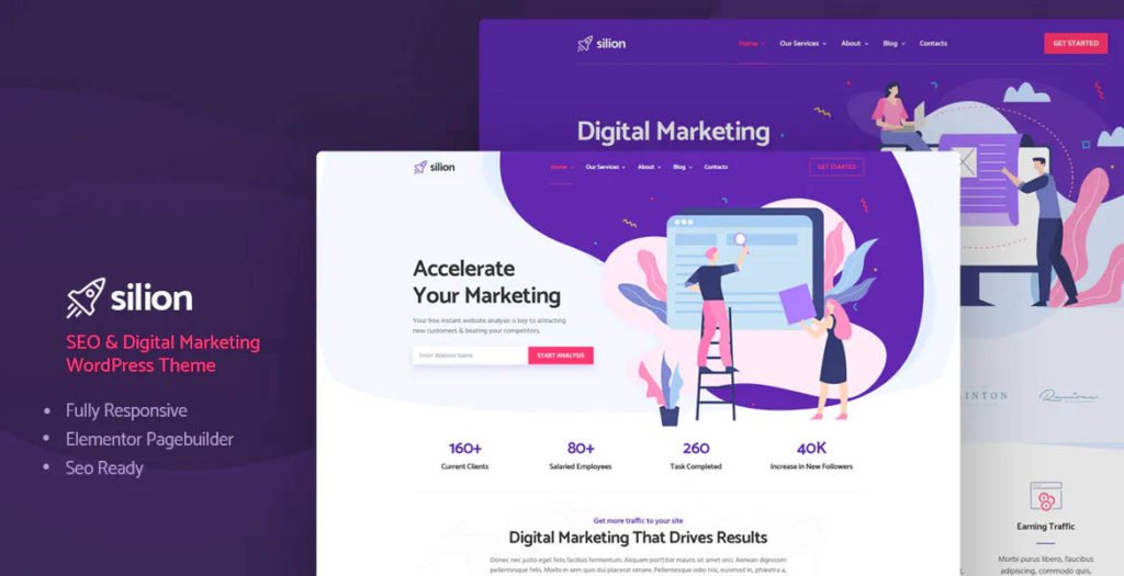 Silion - Digital Marketing WordPress Theme
