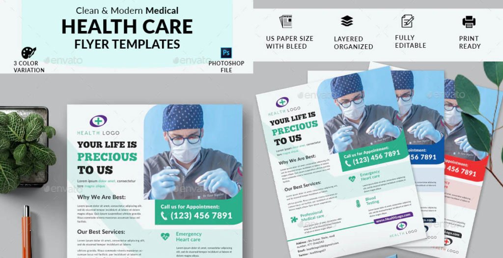 Medical Brochures and Flyers Template