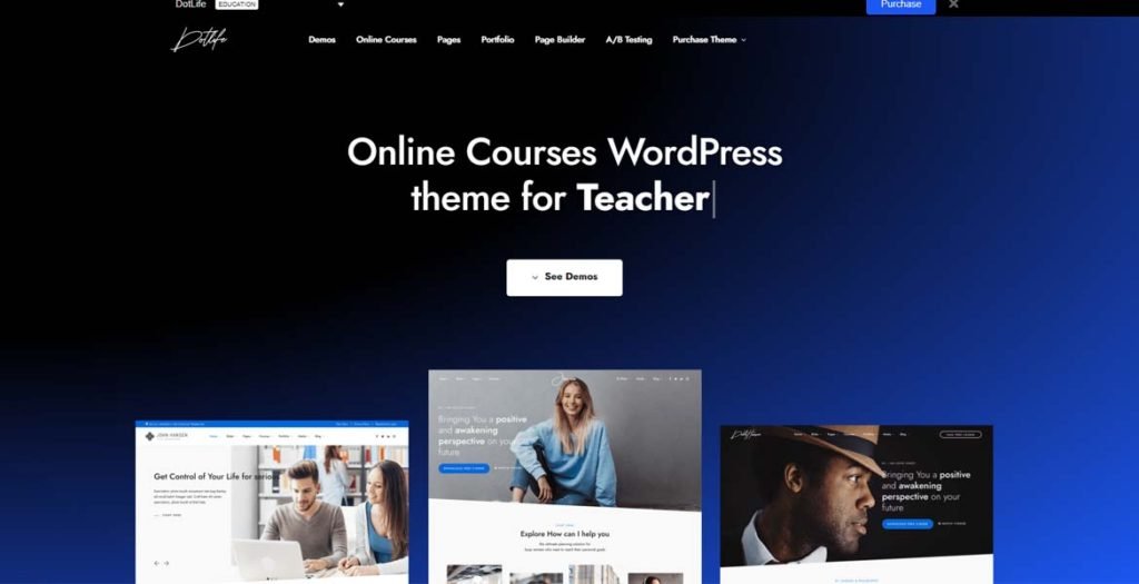 online Course WordPress Theme