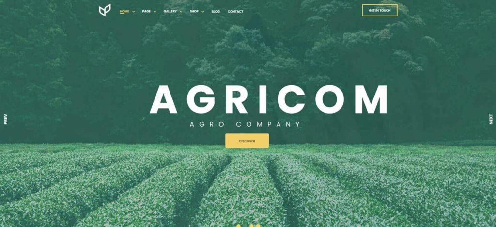 Agriculture And Farming WordPress Theme